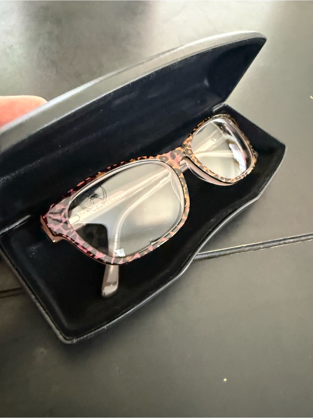 Bebe Tortoiseshell Rectangular Glasses